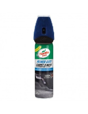 Spray curatare covorase mocheta si covorase cauciuc , cu perie Turtle Wax Power Out Carp Mats 400ml foto