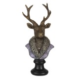 Cumpara ieftin Figurina Ren polirasina maro mov 10x9x23 cm
