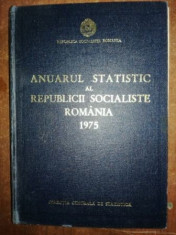 Anuarul statistic al Republicii Socialiste Romania 1975 foto