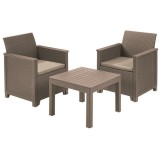 Set mobilier gradina 2 locuri cappuccino Emma