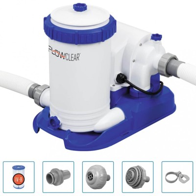 Bestway Pompă de filtrare pentru piscină Flowclear, 9463 L/h foto