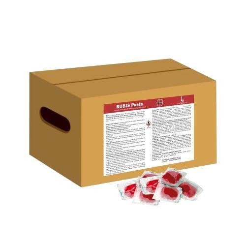 RUBIS PASTA (50x200g) , 10KG Momeala Profesionala Antirozatoare cu Difenacoum 0,005%