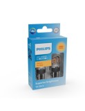 Set 2 leduri auto Galben W21/5W Philips Ultinon Pro7000 SL semnalizare 12V/24V