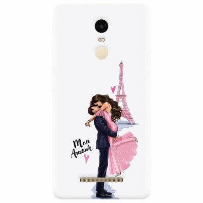 Husa silicon pentru Xiaomi Remdi Note 3, Paris Love Mon Amour foto