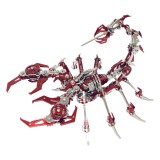 Puzzle mecanic 3D HAWIRE DJD-009 metalic, Rosu