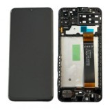 DISPLAY LCD CU TOUCHSCREEN SAMSUNG A137 GALAXY A13 4G 2022 NEGRU ORIGINAL SERVICE PACK