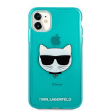 Cumpara ieftin Husa Karl Lagerfeld Choupette Head pentru iPhone 11 Albastru