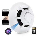 Cumpara ieftin Camera Spion Detector de fum iUni D103, 64GB, Wi-Fi, Vizualizare 4K