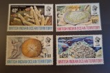 BIOT British Indian Ocean Territory MNH 1972 - Fauna marina corali
