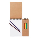 Set de desenat cu carnet