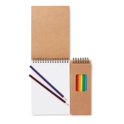 Set de desenat cu carnet foto