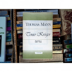 Tonio Kroger povestiri 1 1893-1903 , Thomas Mann , 1992 foto