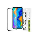 Cumpara ieftin Folie Sticla pentru Huawei P30 Lite / P30 Lite New Edition Techsuit 111D Full Cover / Full Glue Glass Negru