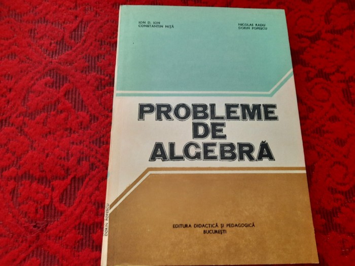 PROBLEME DE ALGEBRA ION D ION RF22/3