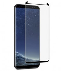 Sticla securizata samsung s9 plus cu adeziv pe tot ecranul - Negru foto