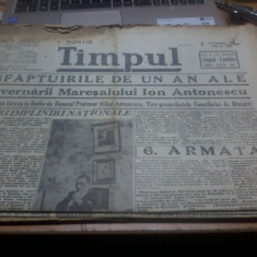 Timpul 09 09 1941 Infaptuirile de un an ale guvernarii Maresalului Ion Antonescu