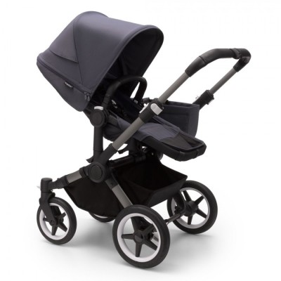 Carucior Bugaboo Donkey 5 Mono Graphite Stormy Blue foto