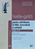 Teste grila pentru admiterea la inm, avocatura si notariat. Drept civil - 290 - Laurentiu Dragu (@I114)