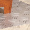 Set 4 Plăci Aluminiu Striate Antiderapante 40x40cm Argintii vidaXL - Materiale Constructii, Bricolaj, DIY