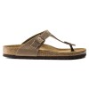Papuci Unisex, Birkenstock, Gizeh Natural 943813 - 40