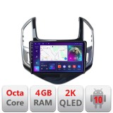 Navigatie Chevrolet Cruze 2013-C-1267 Octa Core Android Octa Core Ecran 2K QLED GPS 4G 4+32GB 360 KIT-1267+EDT-E409-2K CarStore Technology