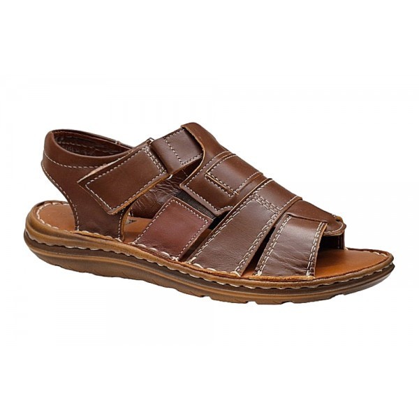 Sandale barbati casual din piele naturala - Model Maro GKR47M