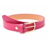 Curea EPICA fucsia, F33, din piele naturala
