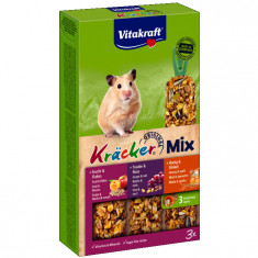 Vitakraft Baton Hamster Trio Mix Miere-Nuci-Fructe 3buc, 170gr foto