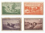 *Romania, lot 1067 cu 4 timbre fiscale pentru agricultura, 1930, MH/MNH, Nestampilat
