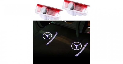 Proiectoare led cu logo Mercedes A, B, C, E, M Class foto