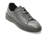 Cumpara ieftin Pantofi sport BITE THE BULLET gri, HS091, din piele naturala