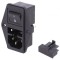 Conector Alimentare AC Tată 10A 250VAC IEC 60320