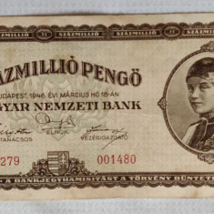 Ungaria - 100 milioane Pengo (1946) P279
