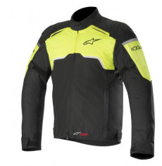 Geaca textil ALPINESTARS HYPER DRYSTAR culoare negru fluorescent galben, marime L foto