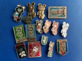 Lot insigna Ursuleti Misha Misa Olimpiada Moscova 1980