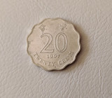 Hong Kong - 20 cents (1997) Queen Elizabeth II - monedă s098, Asia