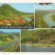 SG6 - Carte Postala - Germania, Sachsische Schweiz Necirculata 1975