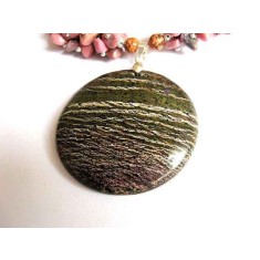Cercei rodonit, pandant jasper, margele agate indiene si jasper 19360