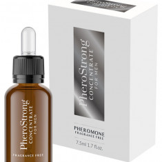 Esenta de parfum cu feromoni, PheroStrong for Men, Inodor, formula concentrata, 7.5 ml