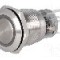 Intrerupator anti-vandalism, ON-ON, &Oslash;19mm, ONPOW - LAS1-AGQ-11ZE/B/24V