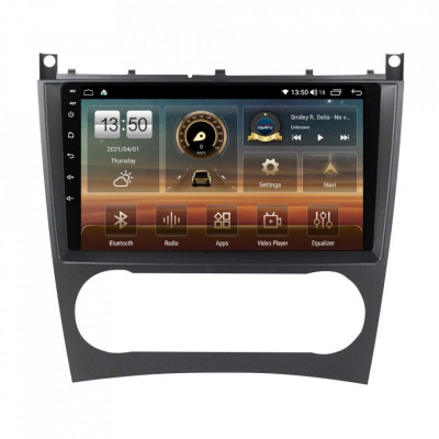 Navigatie dedicata cu Android Mercedes C-Class W203 2004 - 2007, 8GB RAM, Radio foto