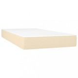 Cumpara ieftin Saltea cu arcuri buzunar, fermitate medie, crem, 120x190x20 cm, textil