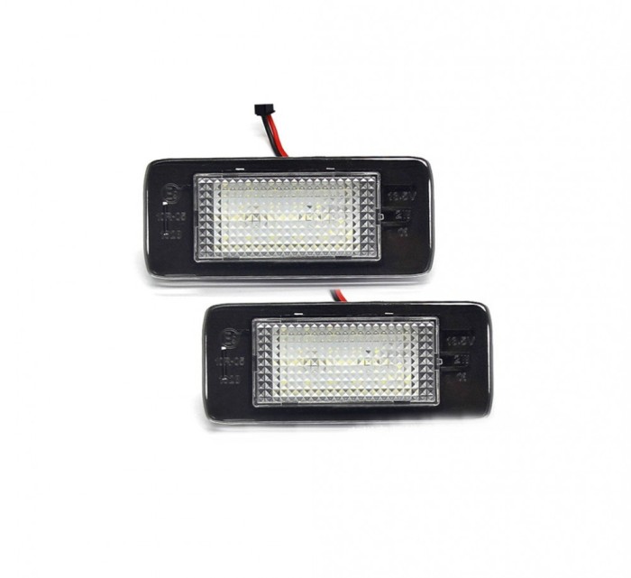 Set 2 lampi LED numar compatibil Opel