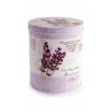 Borcan depozitare metal multicolor Lavanda &Oslash; 14 cm x 16,5 H