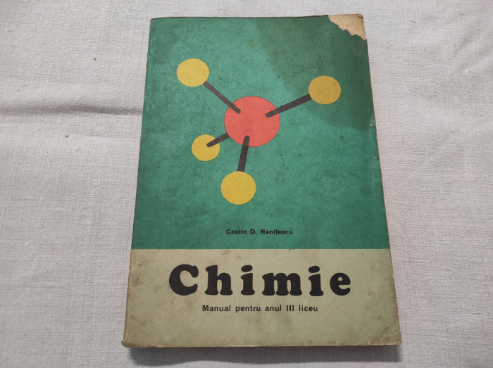 Manual de chimie pentru anul III de liceu profesional - 1974