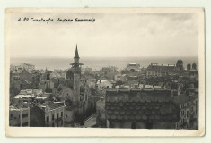 cp Constanta : Vedere generala - circulata 1939, timbre foto