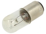Lampă Miniaturală Transparentă 120VDC/120VAC BA15D