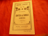 P.Bourget -Contesa de Candale / Simona -Bibl. Luceafarul nr.28 ,37 pag cca 1929