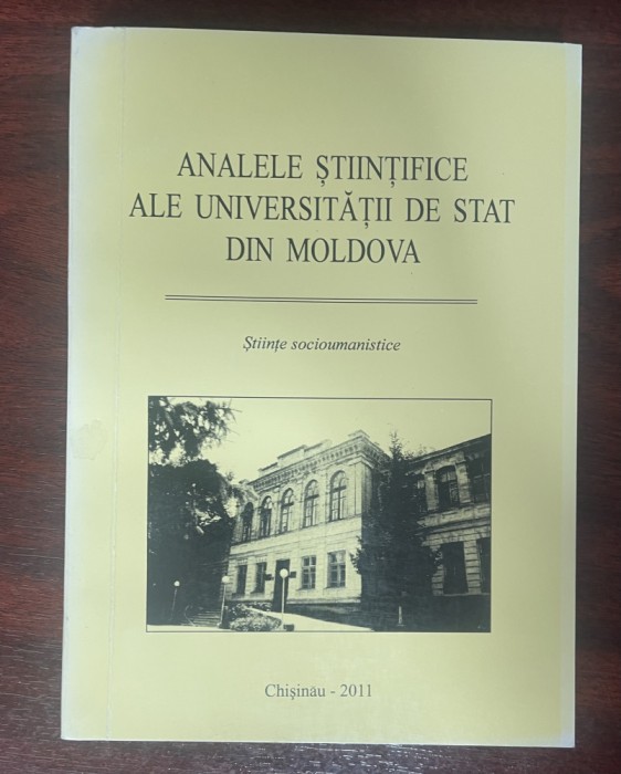 Analele stiinţifice ale universităţii de stat din Moldova