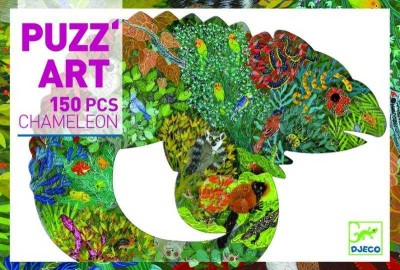 Puzzle Cameleon - 150 de piese cu animale si plante foto